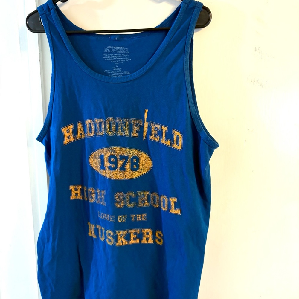 Halloween Michael Myers Haddonfield High School tank top